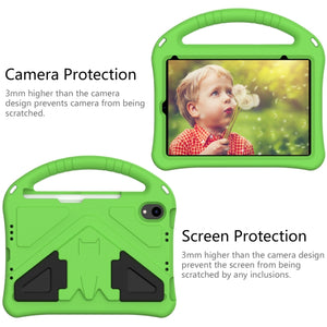 For iPad mini 6 EVA Flat Anti Falling Protective Tablet Case Shell with Holder(Green)