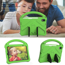 For iPad mini 6 EVA Flat Anti Falling Protective Tablet Case Shell with Holder(Green)