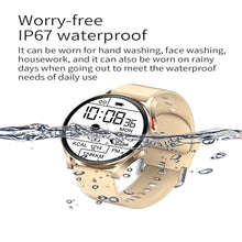 P30 1.3 inch Color Screen Smart Watch, IP67 Waterproof,Support Bluetooth Call/Heart Rate Monitoring/Blood Pressure Monitoring/Blood Oxygen Monitoring/Sleep Monitoring(Gold)