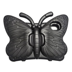 For iPad mini 6 Butterfly Bracket EVA Fall-proof Protective Case(Black)