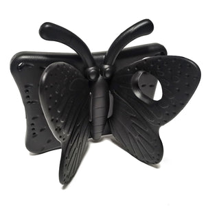 For iPad mini 6 Butterfly Bracket EVA Fall-proof Protective Case(Black)