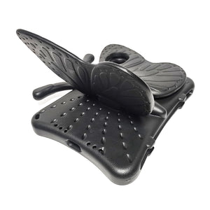 For iPad mini 6 Butterfly Bracket EVA Fall-proof Protective Case(Black)