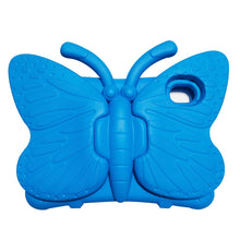 For iPad mini 6 Butterfly Bracket EVA Fall-proof Protective Case(Blue)