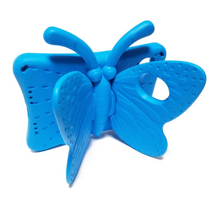 For iPad mini 6 Butterfly Bracket EVA Fall-proof Protective Case(Blue)