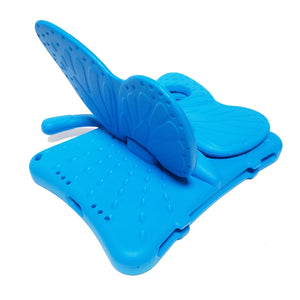 For iPad mini 6 Butterfly Bracket EVA Fall-proof Protective Case(Blue)