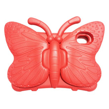 For iPad mini 6 Butterfly Bracket EVA Fall-proof Protective Case(Red)