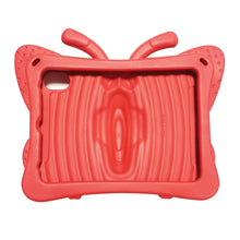 For iPad mini 6 Butterfly Bracket EVA Fall-proof Protective Case(Red)