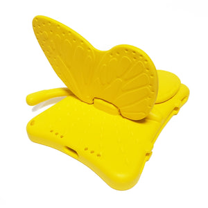 For iPad mini 6 Butterfly Bracket EVA Fall-proof Protective Case(Yellow)