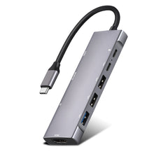 9-in-1 USB Type-C to HDMI+USB3.0x3+Type-C+PD+SD/TF+Audio HUB Adapter