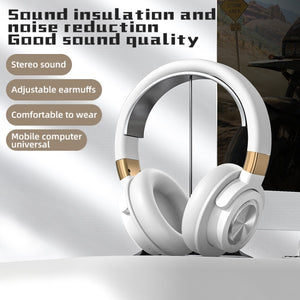 A51 USB Charging Wireless Bluetooth HIFI Stereo Headset with Mic(Black)