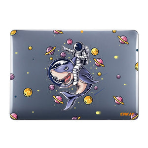 ENKAY Star Series Pattern Laotop Protective Crystal Case For MacBook Pro 14.2 inch A2442 (2021)(Shark Astronaut)