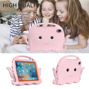 For iPad mini 6 Octopus Style EVA + PC Tablet Case with Strap(Pink)