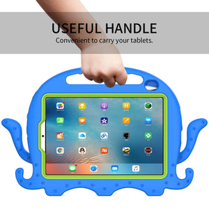 For iPad mini 6 Octopus Style EVA + PC Tablet Case with Strap(Blue)