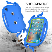 For iPad mini 6 Octopus Style EVA + PC Tablet Case with Strap(Blue)