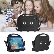 For iPad mini 6 Octopus Style EVA + PC Tablet Case with Strap(Black)
