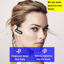 FW5 Non-in-Ear BT5.2 Wireless Sport Bone Conduction TWS Earphones Support Voice Assistant(Black)