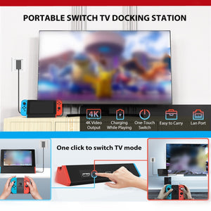 1000Mbs LAN Port 4K HDMI Adapter For Nintendo Switch/Switch OLED (LAN Model)