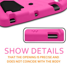 For iPad 4/3/2 Sparrow Style EVA Material Children Shockproof Casing Shell(Rose Pink)