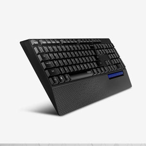 Rapoo 1860Pro Lightweight Portable Computer Notebook Office Home 2.4G Wireless High-efficiency Energy-saving Wireless Optical Keyboard and Mouse Set(Black)