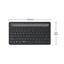 Rapoo XK100 78 Keys Wireless Bluetooth Office Business Keyboard(Black)