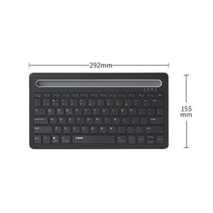 Rapoo XK100 78 Keys Wireless Bluetooth Office Business Keyboard(Black)