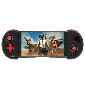 ipega PG-9087S Red Warrior Bluetooth 4.0 Retractable Gamepad for Mobile Phones within 6.2 inches, Compatible with Android 6.0 and Above & IOS 11.0-13.4 System(As Shown)