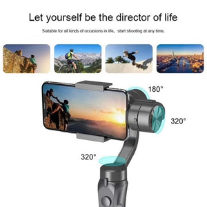 H4 Three-axis Handheld Gimbal Stabilizer For Shooting Stable, Anti-shake Balance Camera Live Support