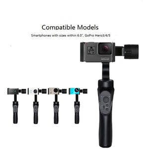 H4 Three-axis Handheld Gimbal Stabilizer For Shooting Stable, Anti-shake Balance Camera Live Support