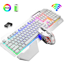 K680 RGB Rechargeable Gaming Wireless Keyboard and Mouse Set(White)