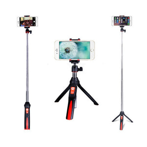 Benro MK10 Mobile Phone Live Bluetooth Remote Control Selfie Stick Tripod(Orange)