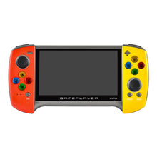 X19 Plus 5.1 inch Screen Handheld Game Console 8G Memory Support TF Card Expansion & AV Output(Red+Yellow)