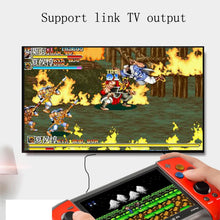 X19 Plus 5.1 inch Screen Handheld Game Console 8G Memory Support TF Card Expansion & AV Output(Red+Yellow)