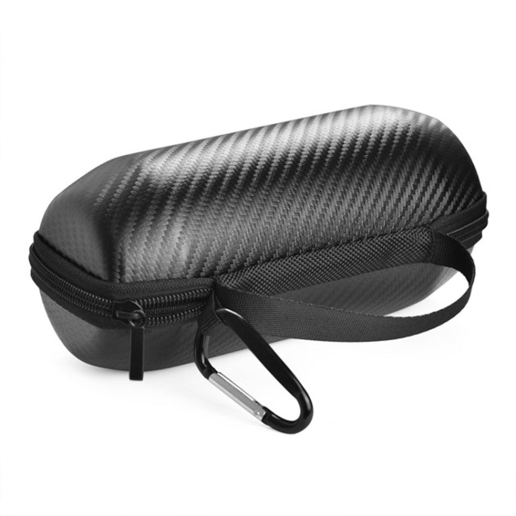 2 PCS Carbon Fiber Bluetooth Speaker Storage Bag For JBL Flip 5(Black)