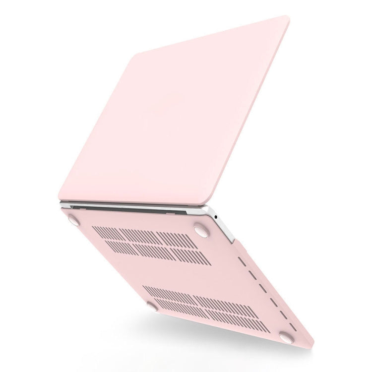 For MacBook Air 13 A2179 & A2337 Hollow Cream Style Laptop Plastic Protective Case(Rose Pink)