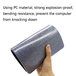 For MacBook Air 13 A1932 / A2179 / A2337 Plane PC Laptop Protective Case (Pure Black)