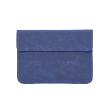 Horizontal Sheep Leather Laptop Bag For MacBook Pro 16 Inch A2141(Liner Bag (Dark Blue))