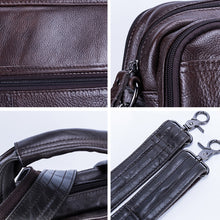 9912 15.6 Inch Portable Business Computer Bag Men Fashion Briefcase(Litchi Texture Black)