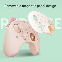 IINE Voice Wake-Up Bluetooth Handle Wireless Cat Shape Handle For Nintendo Switch(Orange Pink)