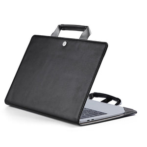 Book Style Laptop Protective Case Handbag For Macbook 13 inch(Black)