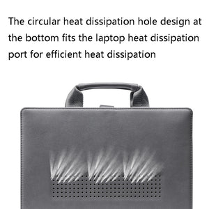 Book Style Laptop Protective Case Handbag For Macbook 13 inch(Grey)