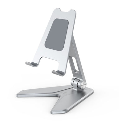 Boneruy P10 Aluminum Alloy Mobile Phone Tablet PC Stand,Style: Tablet Silver