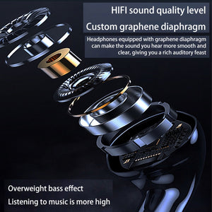 S650 HIFI Bluetooth Wireless Neckband Earphone Support TF Card(Black)