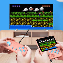 G7 3.5 inch Ultra-thin Handheld Game Console Built-in 666 Games, Style: Double (Blue)