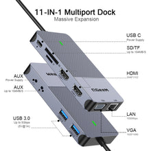 QGeeM 11 In 1 Multifunctional Type-C Extension HUB Adapter(  QG-D3908)