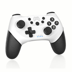 Vibration 6-axis Somatosensory Wireless Bluetooth Gamepad For Switch(Black White)