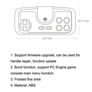 8Bitdo PCE2.4G Wireless Gamepad For Switch(Light Gray)