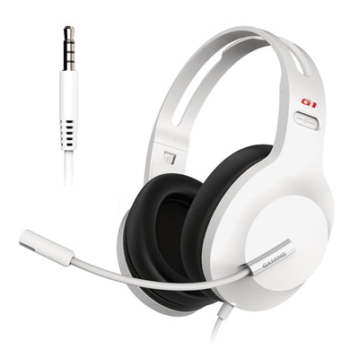 Edifier HECATE G1 Standard Edition Wired Gaming Headset with Anti-noise Microphone, Cable Length: 1.3m(White)