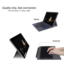 1087D Magnetic Colorful Backlight Bluetooth V3.0 Keyboard with Touchpad for Microsoft Surface GO