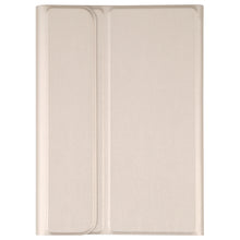 A06 Detachable Lambskin Texture Ultra-thin TPU Bluetooth Keyboard Leather Tablet Case with Stand For iPad mini 6 (Gold)