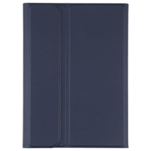 A06 Detachable Lambskin Texture Ultra-thin TPU Bluetooth Keyboard Leather Tablet Case with Stand For iPad mini 6 (Blue)